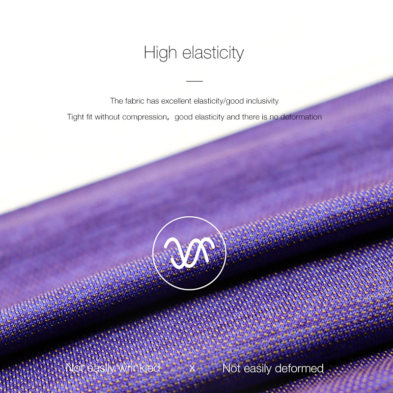 Brocade polyester colorful jacquard fabric